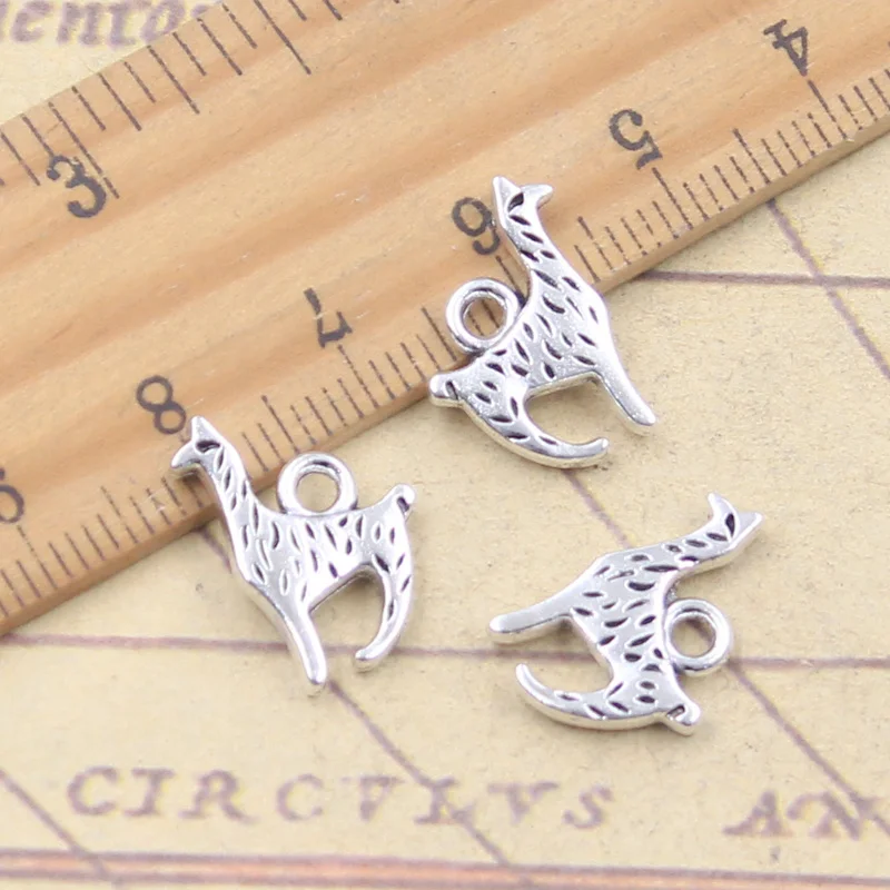 20pcs Charms Alpaca Grass Mud Horse 16x12mm Tibetan Silver Color Pendants DIY Antique Finding Making Handmade Jewelry