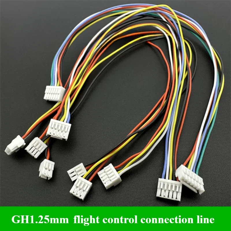 1/5/10/30/50Pcs/lot JST GH1.25 double head GH 1.25mm Wire Cable Connector 2/3/4/5/6Pin 1.25MM Pitch Plug 20cm Wire Length 32AWG