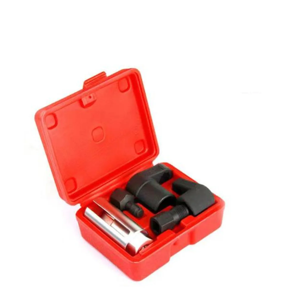 

5Pcs Oxygen Sensor Wrench Kit Thread Chaser Tool Fit For Auto O2 Socket Removal Install Offset Vacuum