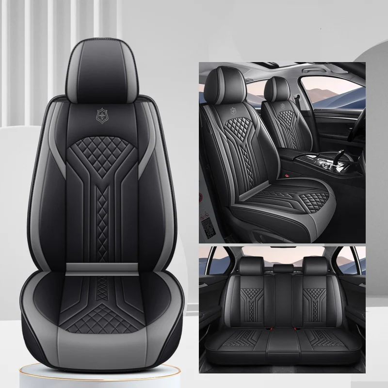 Auto-Sitzbezüge Komplettset aus Nappaleder Universell Passend für BMW G21, Lexus NX350h, Mini Cooper F66, Nissan Rogue T33 Auto-Zubehör – Detail 8