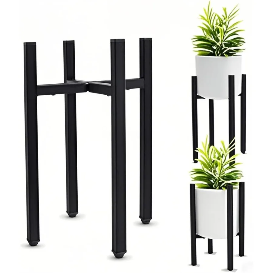 

Plant StandAdjustable flower pot standMid Century Modern Tall Flower Stand for Indoor Metal Flower Potted Holder IndoorFit 812I