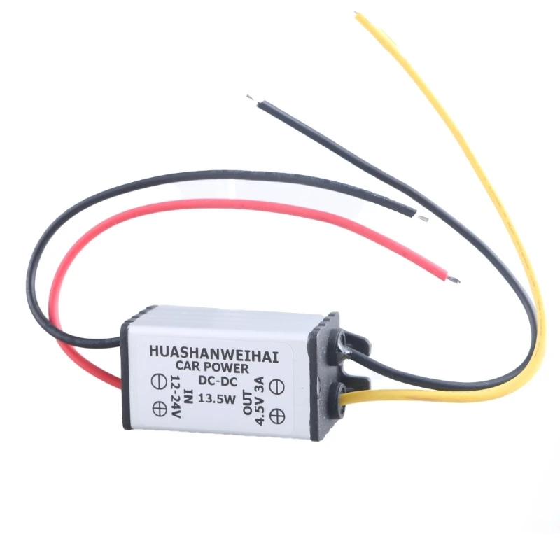 IP68 Waterproof Buckk Converters 12~24V to 4.5V 3A Supply Converters Module for Car LED Dispaly, Motor P9JD