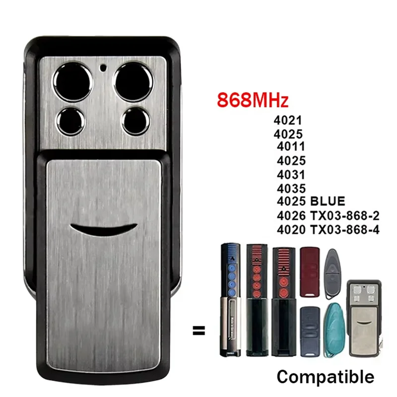 A52T Per SOMMER Slider 4031 Apriporta Garage 4035 4011 4025 4021 TX08-868-4 868Mhz Cancello Elettrico di Controllo Remoto Nuova Versione
