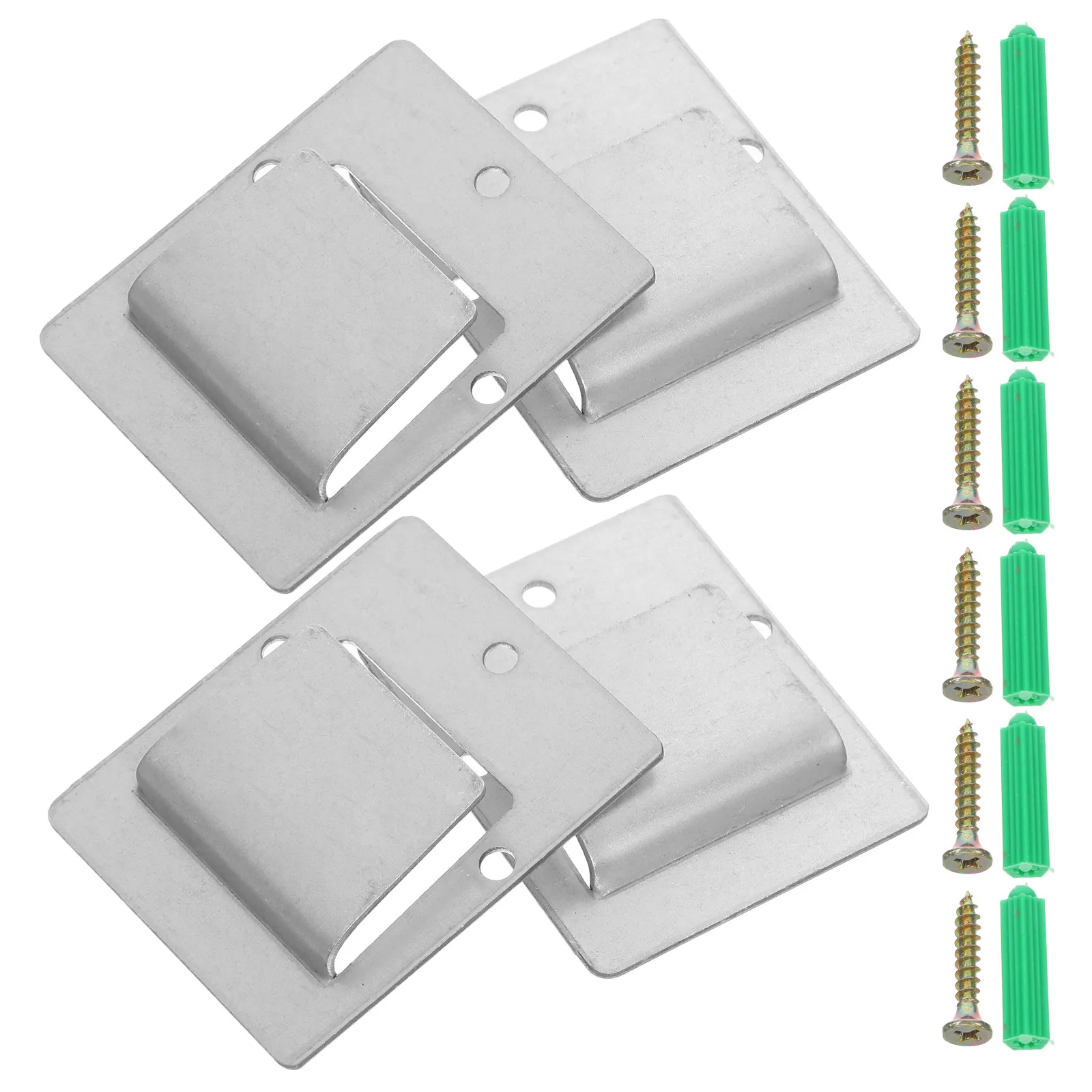 4Pcs Wall Fan Mounting Bracket Heavy-Duty Universal Fan Hanger for Oscillating Electric Cooling Fans Wall Ceiling Installation