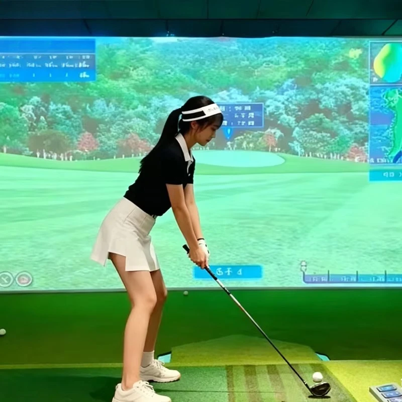 3D Indoor Golf Simulator Indoor Golf Training Aids Professional Screen Golf Simulator for Home