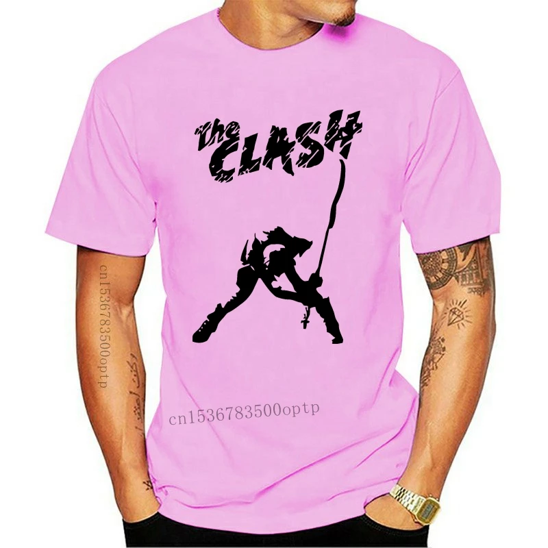 

New Hot Sale Fashion The Clash Band T-shirt London Calling music t Shirts classic hip hop short sleeve top colored O-Neck