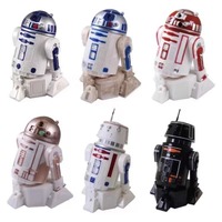 Gashapon Toys R2-D2 R5-J2 R5-D4 R4-G9 R4-P17 Figure Model Ornaments Toys