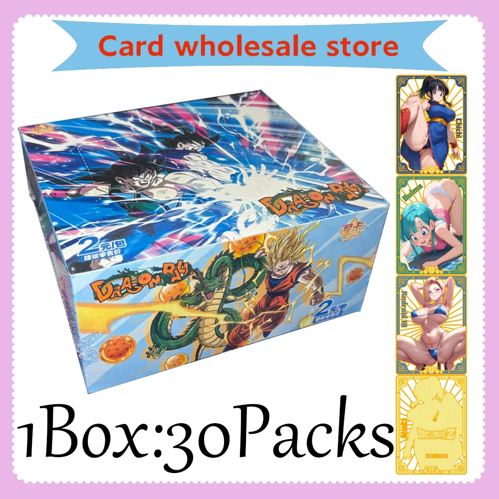 

Wholesale Star Card Dragon Ball Z Collection Cards Deluxe 2-Yuan Pack Anime Son Goku Saiyan Vegeta Trading Game Battle Cards
