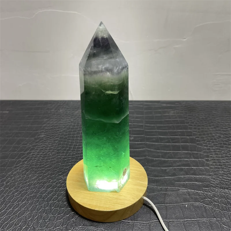 

Большая натуральная зеленая флюоритовая башня-кристалл весом 820 г, для Рейки, целительства, минеральные камни, поделки, декор для дома, рождественские подарки
