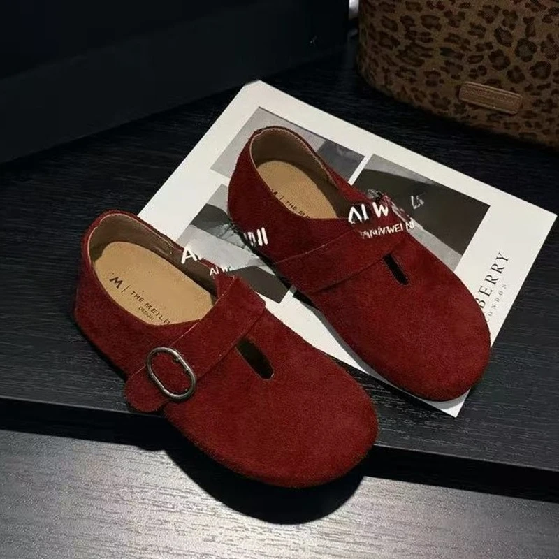 

Women's Loafers Shoes Fashion Casual Sport Shoes Suede 2025 Dress Autumn Sneakers New Walking Trend Comfort Retro Mujer Zapatos