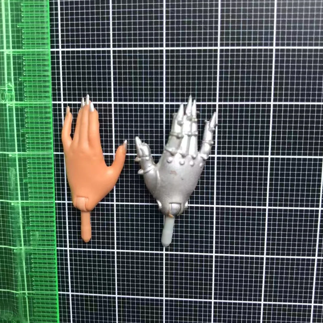 1/6 Puppe Ersatz Hände Mit Nagellack Puppe Teile Weiß Braun Schwarz Farbe Hände LOL Kleine Schwester Puppe Teile – Detail 12