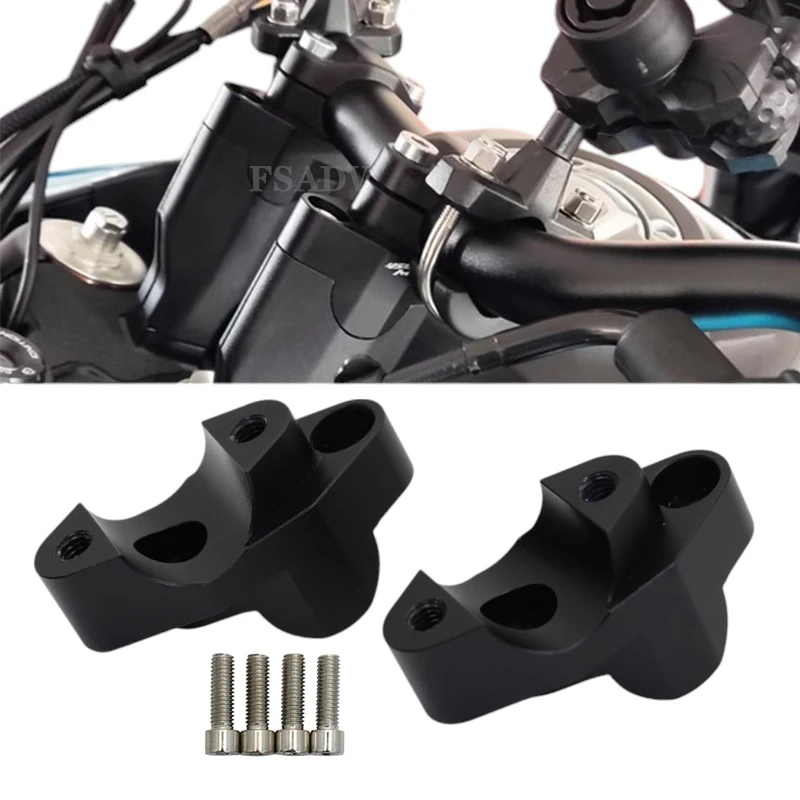 

For CFMOTO 450MT 450 MT 450 MT450 2024 2025 Motorcycle Accessories Handlebar Riser Drag Handle Bar Clamp Extend Adapter