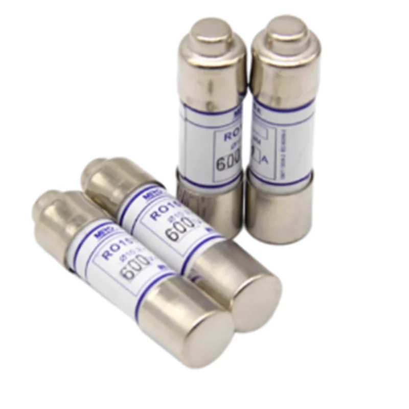 MRO 20PCS RO15T 10.3*38 600V Fuse 1A-32A Cylindrical Cap Delay Fuse Body R015T Replacement for ATQR FNQ-R KLDR