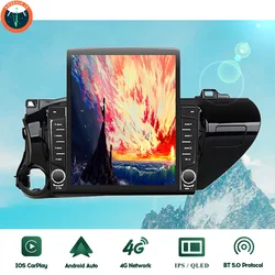 8G+128G Android 14 Auto Multimedia Player For Toyota Hilux 2015 - 2023 Car Radio Stereo GPS Navi Monitor Head Unit DVD Cassette