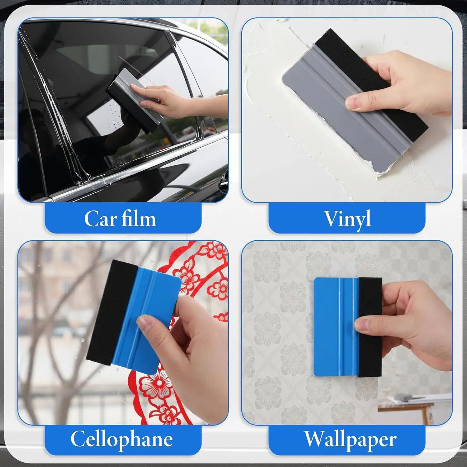 NeoWrap Autofenster-Tönungsset Glasschutzfolie Schaber Vinyl-Folienrakel 500ML Sprühflasche Fenstertönungswerkzeuge 10-27-teilig – Detail 15