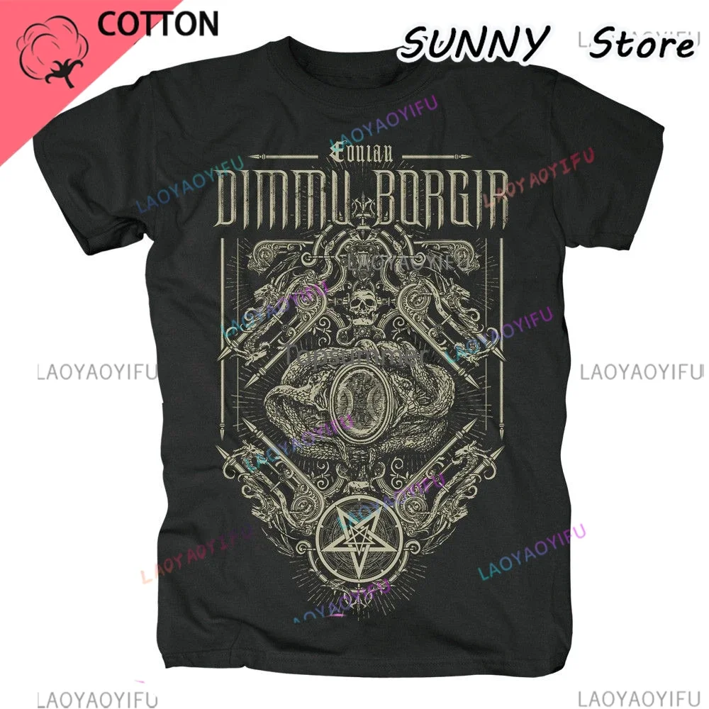 Dimmu Borgir Eonian Snakes Ornament T-Shirt Unisex Mehr Größe und Farben Lustiges O-Ausschnitt-T-Shirt aus Baumwolle