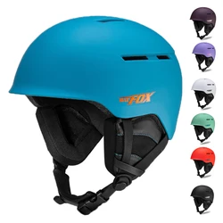 BATFOX-Casque de ski semi-couvert pour homme et femme, protection anti-impact pour adulte, accessoire de sécurité pour skateboard, 506