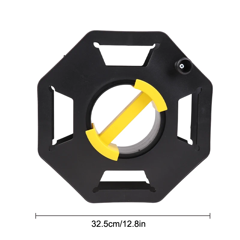 1pc Black Portable Plastic Cable Winding Reel Wire Storage Reel with Closing Line Disk | Rolling Line Dish & Winding Winch
