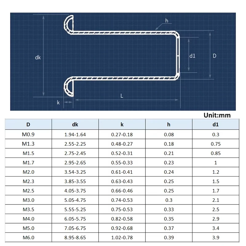 20~300Pcs Brass Eyelet Hollow Tubular Rivets M0.9 M1.3 M1.5 M1.7 M2 M2.3~M6 Through Nuts Hole Grommets,Metal Buttonhole