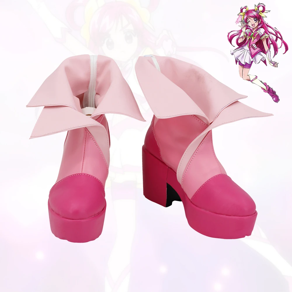 

Nozomi Yumehara Shoes Futari wa Pretty Cure Cosplay Boots