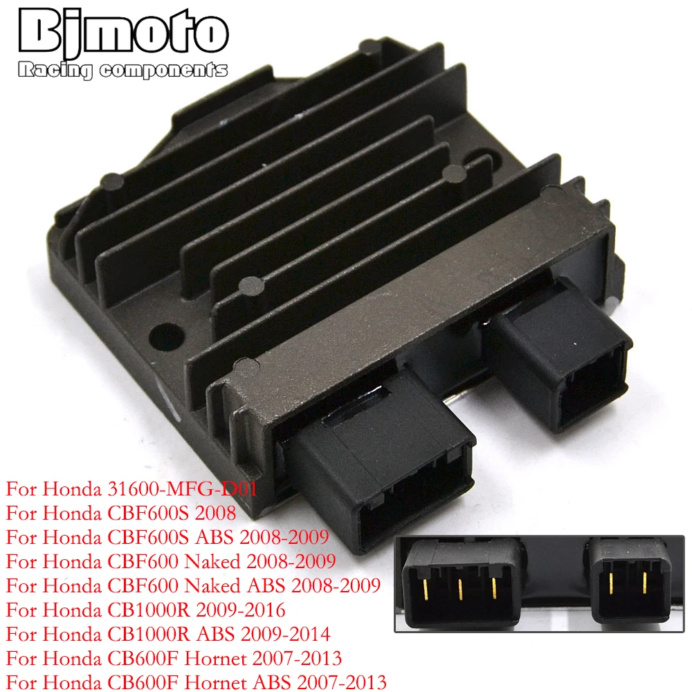 

31600-MFG-D01 Regulator Rectifier For Honda CB600F Hornet ABS 2007-2013 CBF600S Naked 2008-2009 CB1000R 2009-2016