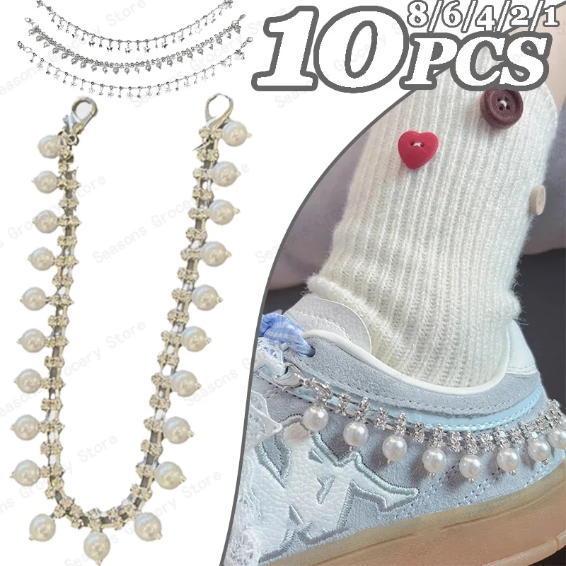 

Bling Star Butterfly Heel Decor Adjustable Luxury Zirconia Shoe Chain for all kinds of Shoes and Boots is the Perfect Gift