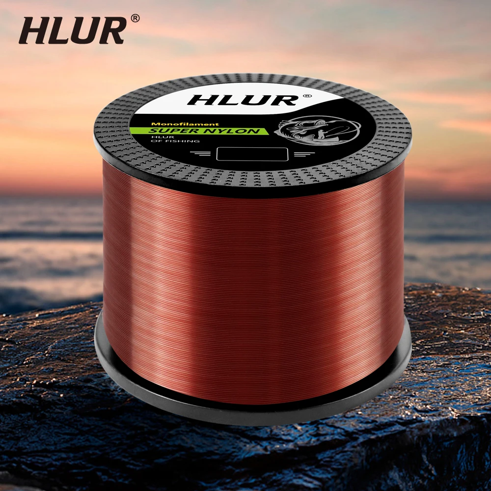 HLUR 500m Superstarke Nylon-Angelschnur, hochwertige Monofilament-Schnur, abriebfest, japanische Fischerschnur, 4,4-28,6LB, Fluorocarbon-Senk – Detail 1
