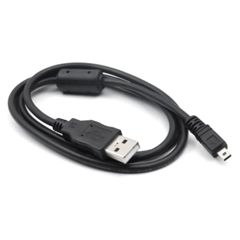 Suitable for Digital Camera Mobile Phone Universal USB to Small Port 8P 8-Pin Data Cable Five-Core Charging Cable