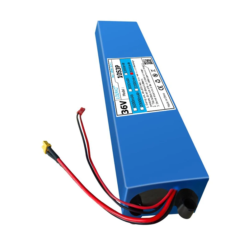 Paquete de batería para patinete eléctrico 10S3P, 36V, 30000mAh, 36v, 18650 de litio, para M365