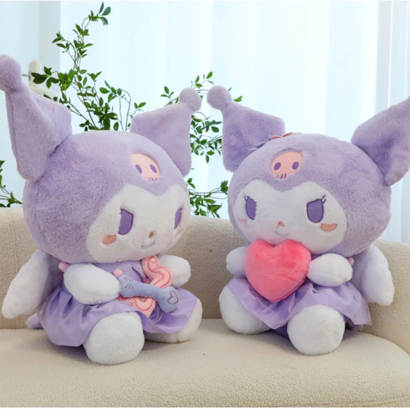 

Sanrio Kawaii Cupid Love Kuromi плюшевая игрушка подушка для сна мультяшная милая пара мягкие куклы для девочек день рождения День святого Валентина подарки