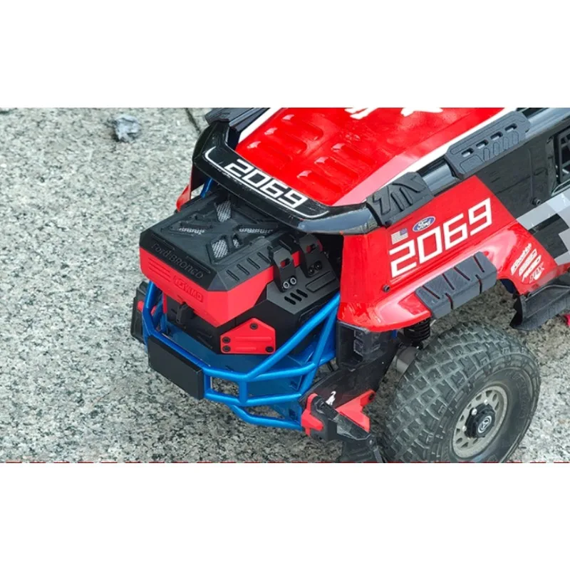 MJX H8P 1/8 ブロンコ RC クローラー リアトランク収納ボックス アップグレードパーツ 装飾アクセサリー 穴あけ不要の取り付け