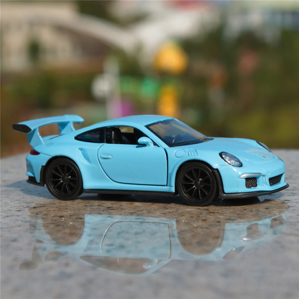 WELLY 1:36 2016 Porsche 911 GT3 RS Alloy โมเดลรถยนต์สปอร์ต Diecasts ของเล่นโลหะรถดึงกลับจำลองเด็กของขวัญ