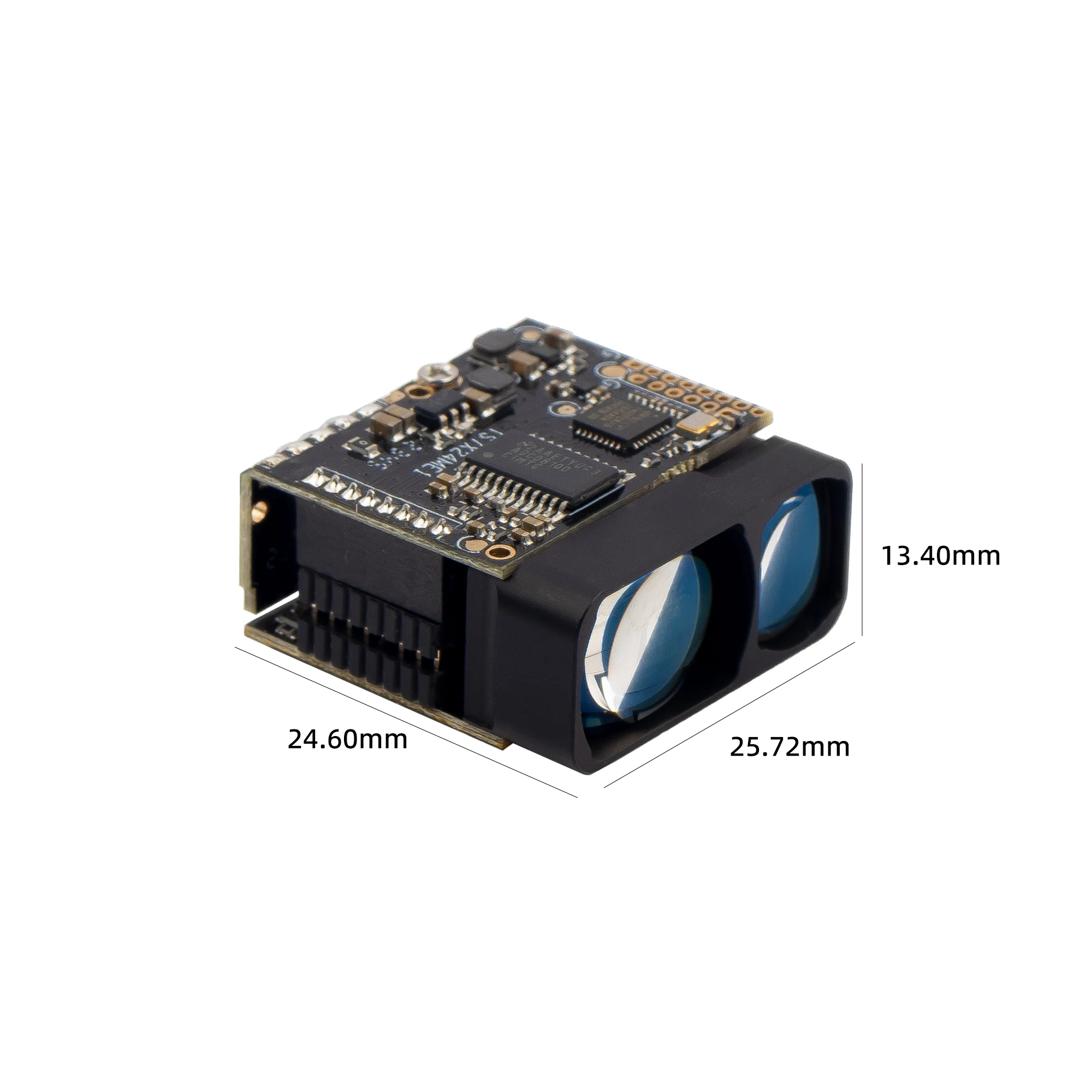TTL&RS485 RS232 2000m Optisches Laser-Entfernungsmessermodul für Gunsight Nachtsicht-Drohne Lidar Laser-Entfernungssensor