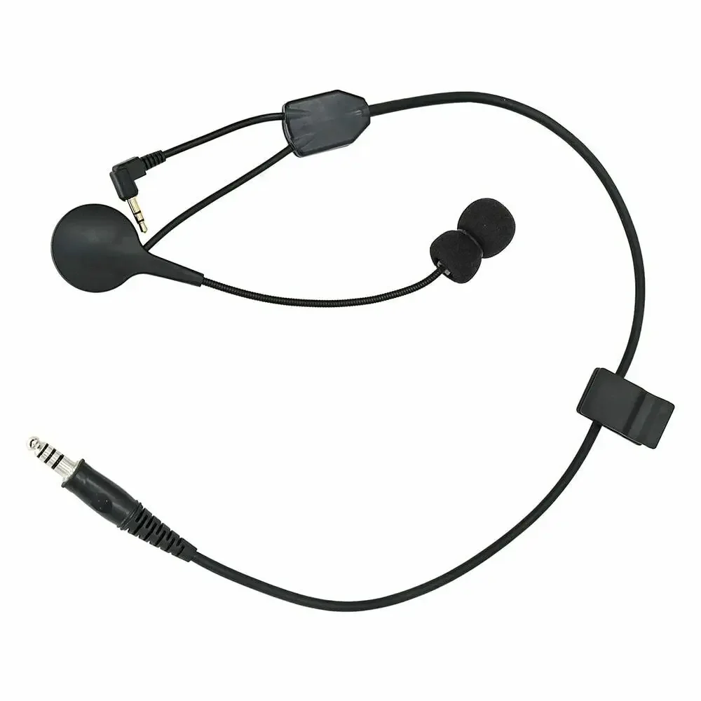 Y line Microphone Kenwood PTT Connector Kit for Howard Leight Impact Earmuff, ZOHAN EM054 Noise Reduction,Build up Communication