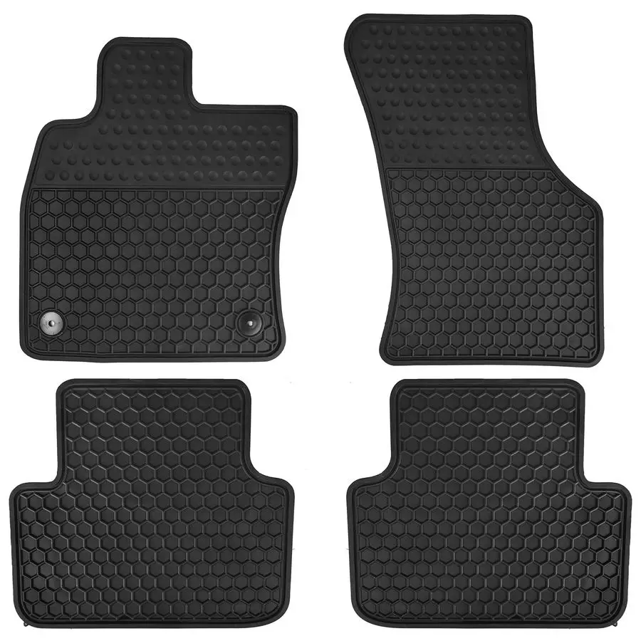 

Floor Mats Custom Fit for Volkswagen VW Jetta 20192025 2026 Black Rubber Auto Liner Mats All Weather Protection Heavy Duty Odorl