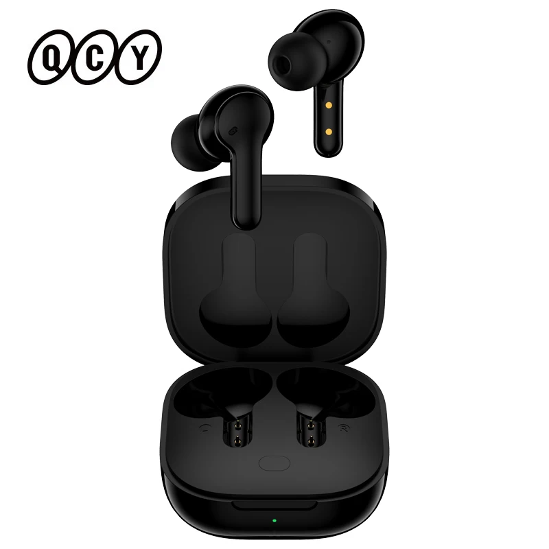 QCY T13 TWS Wireless Bluetooth Earphone Headphone V5.1 Touch Control Earbuds with 4 Mics ENC HD Call Headset Customizing APP 40H