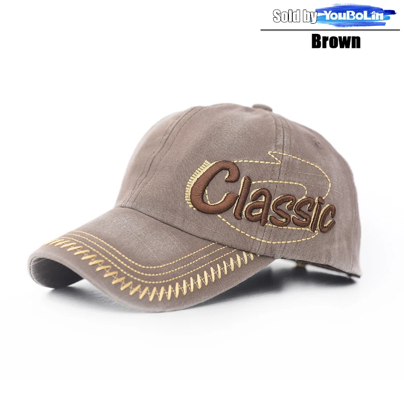Baseballkappe im Koreanischen Stil Trendige Neue Frühlings-Dad-Cap Gewaschene Distressed-Mütze Retro-Buchstaben 3D-Bestickte Sonnenkappe – Detail 9