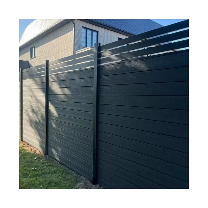 Factory Supply Quality Garden Decoration Fence Little Maintenance Wood Plastic Fence