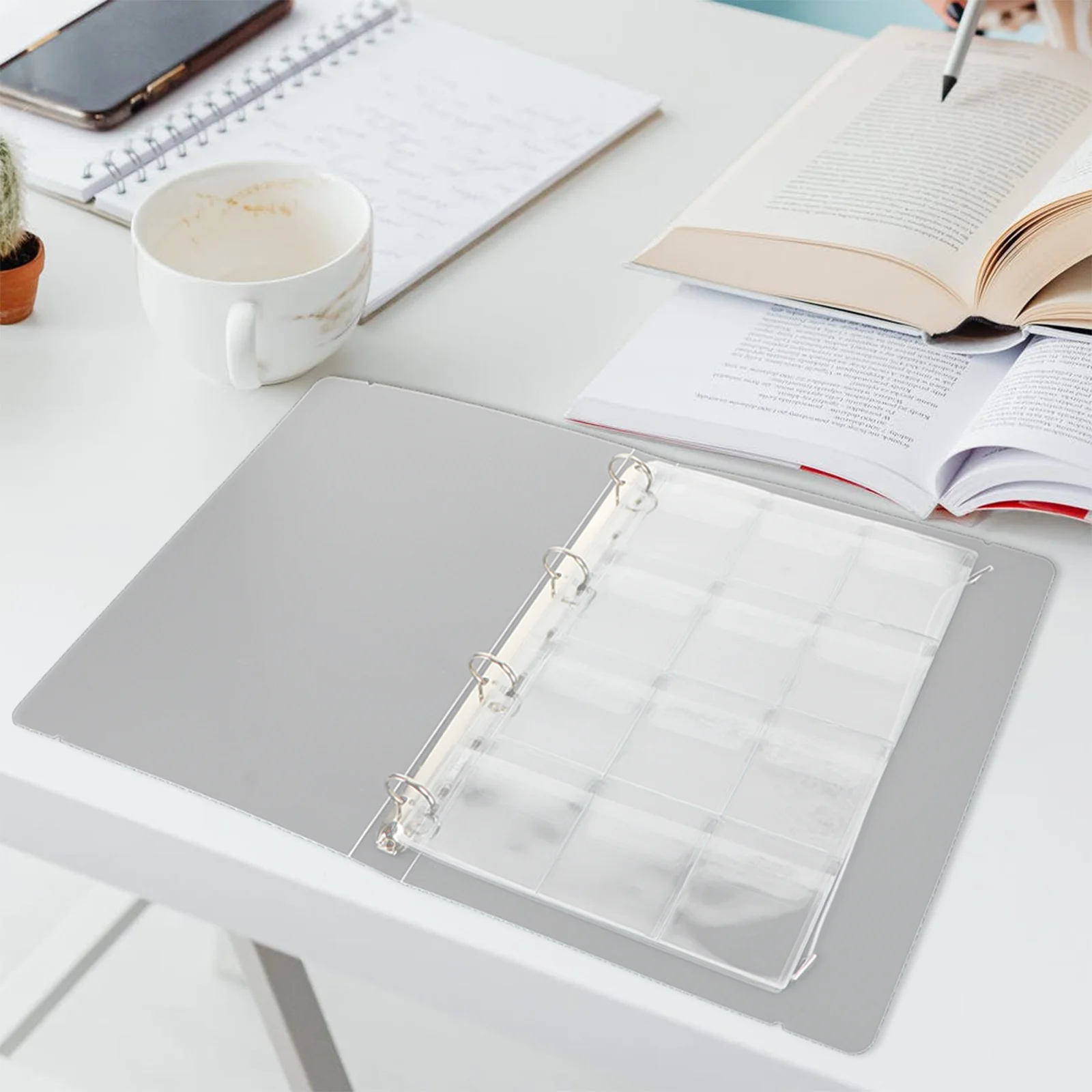 

1Set Badge Collection Display Book Clear Medal Storage Holder Book for Badges Pins Tokens Collection Portable Badge Storage