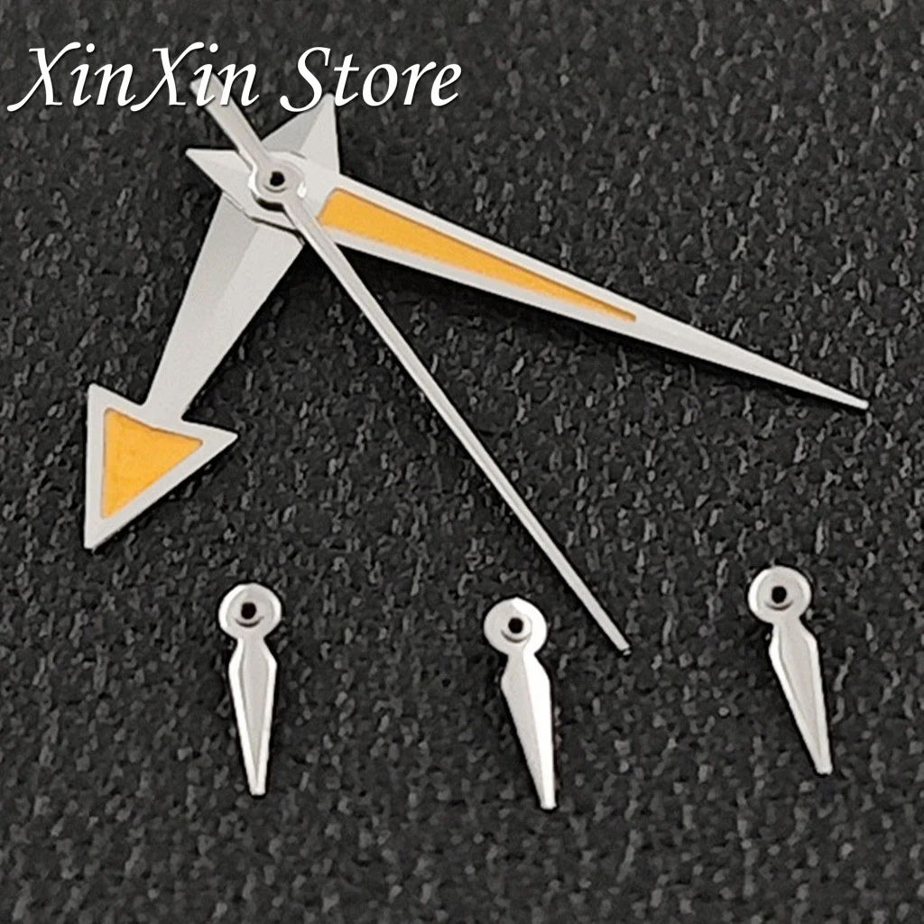 Silver Orange Speedmaster series High Quality VK63 Watch Accessories 6 Watch Pins Pointer Suitable for VK63 VK64 Quartz Movement