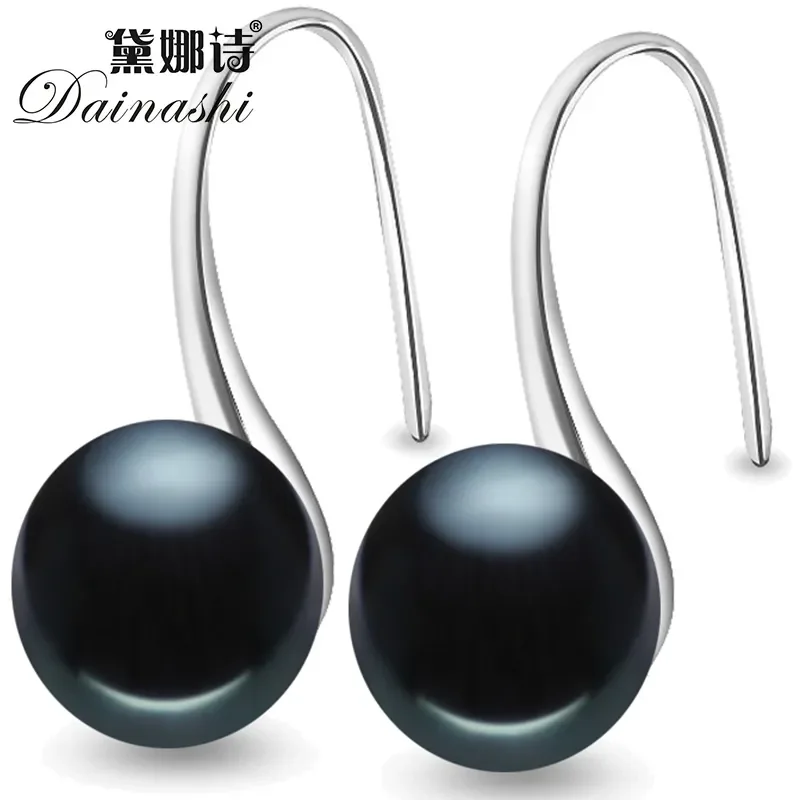 Dainashi Genuine Freshwater Pearl Earrings 2024 Fashion Simple Fine Jewelry 925 Sterling Silver Classic Earrings Gift for women