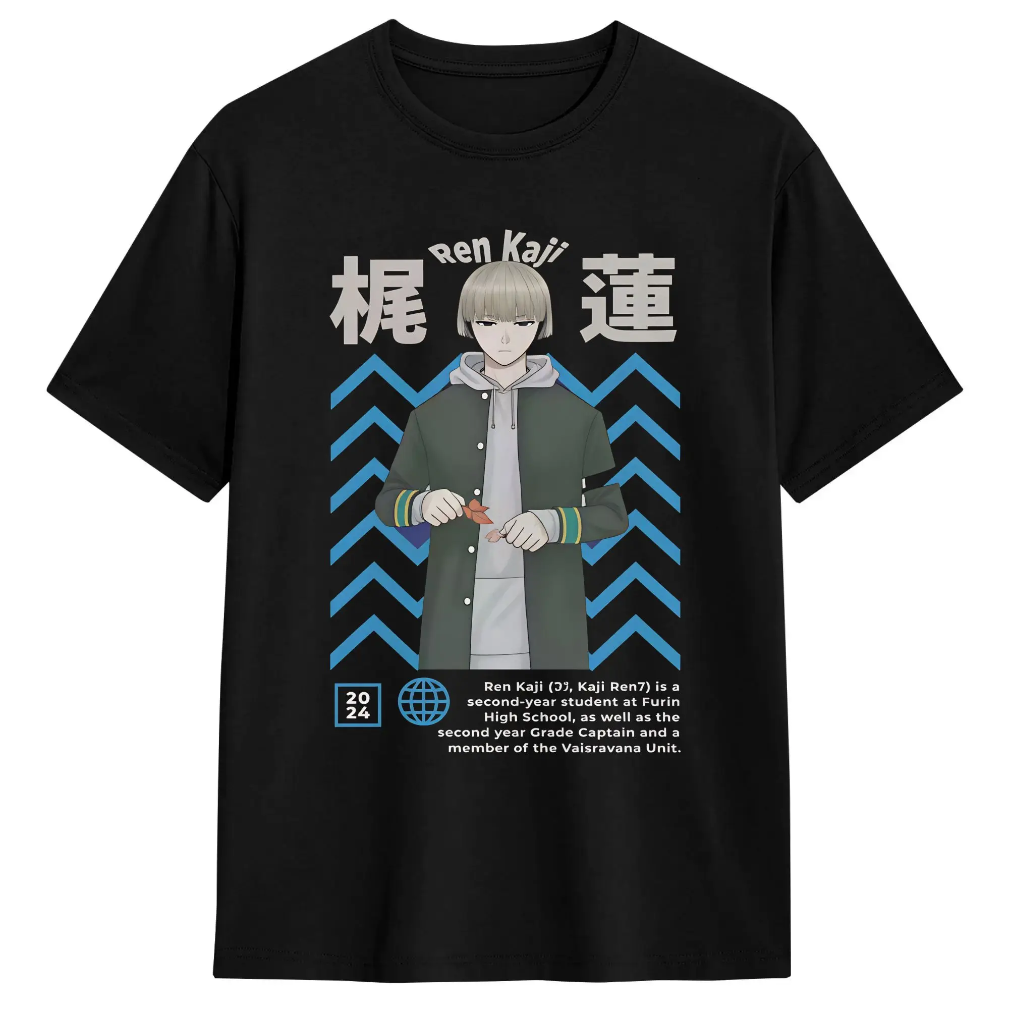 Ren Kaji 100% Cotton T-Shirt For Adult Beach Wind Breaker Y2K Fun T-Shirts Comfortable Fashion Tees Oversized Dropshipping Tops