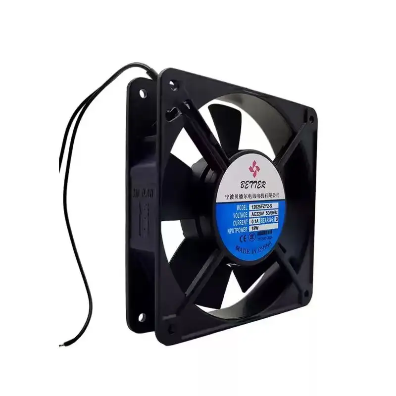 Original For 12025FZY2-S AC 220V 18W 12025 120mm 12cm Dual Ball Bearing Industrial Cabinet Control Box Axial Cooling Fan