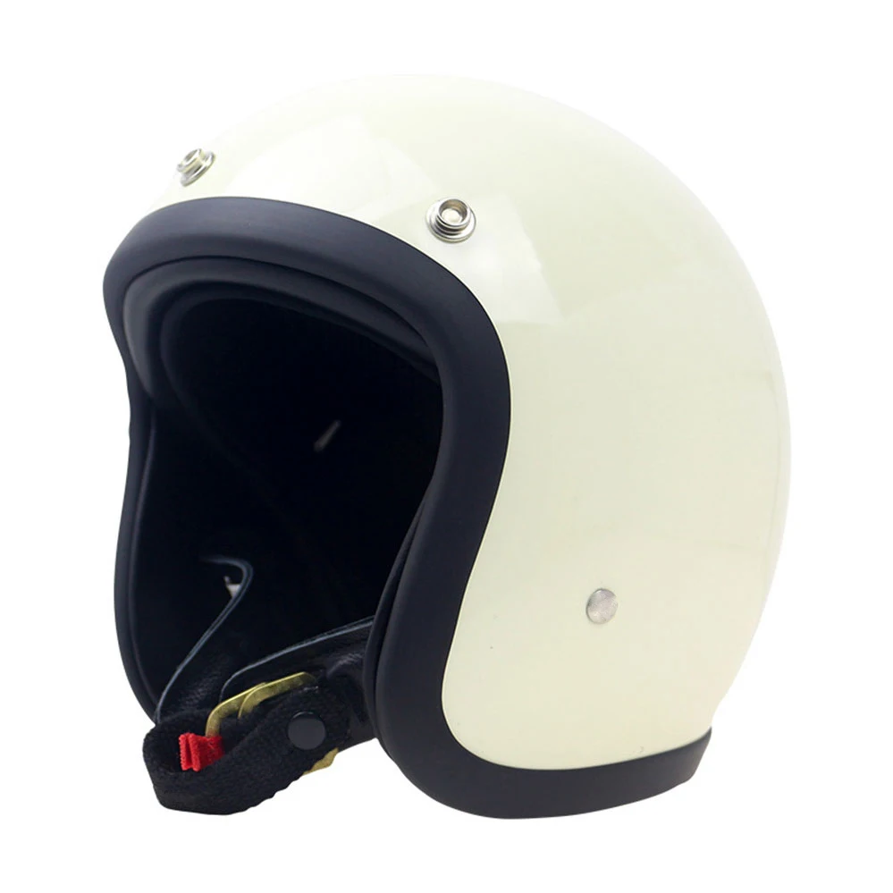 Klassischer Japanischer Stil Kleiner Shell Vintage TT&COCASCOS Open Face Helm Jet 500TX Cafe Racer Roller 3/4 Motorradhelm