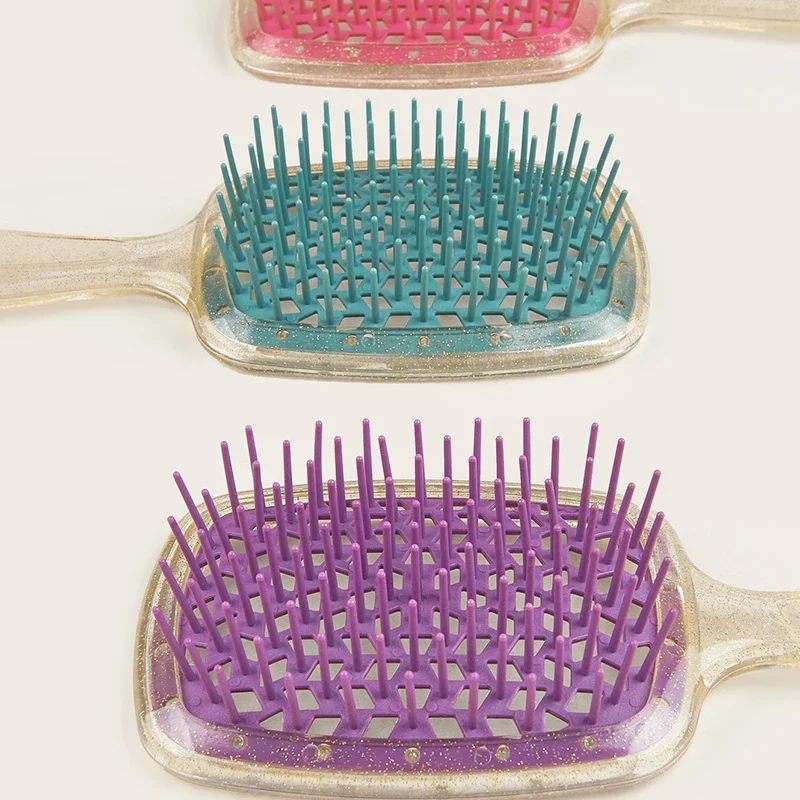 1 PCS Fluffy Air Cushion Scalp Massage Hair Brush Wide Teeth Hollow Combs Salon Women Styling Tool Hairdressing Supply