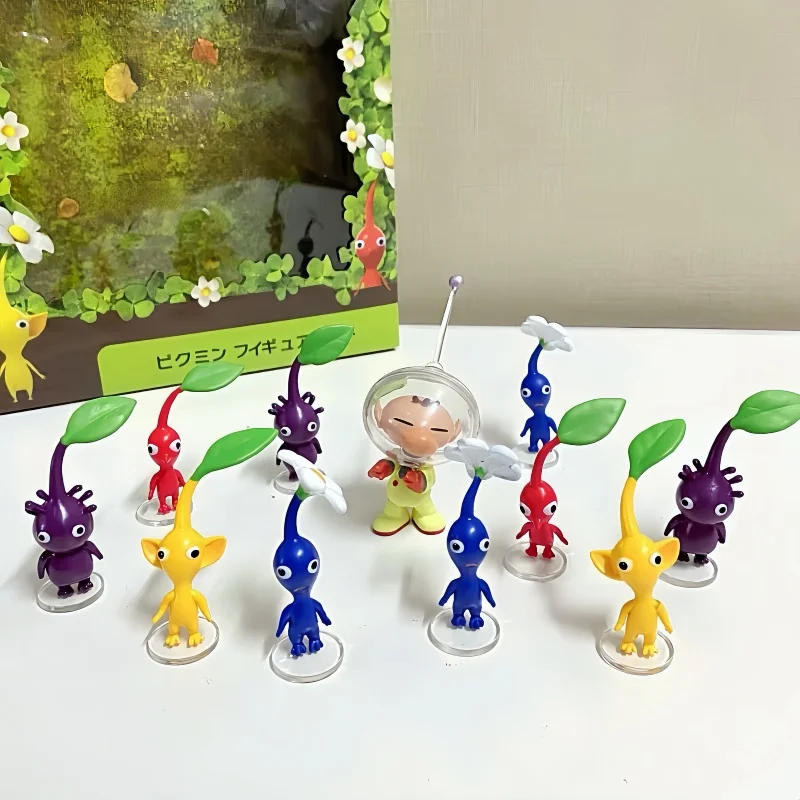High Quality In Stock Pikmin Cute Figurine Blind Box Captain Olima Alien Life Forms Cute Cartoon Anime Figure Toy Birthday Gifts