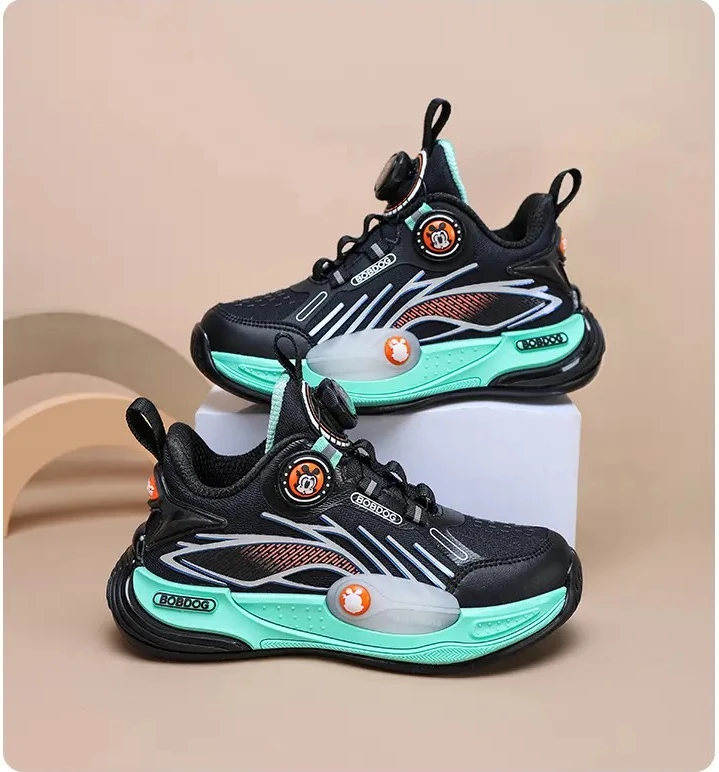 

2025 New style of youth double-net outdoor sports running and basketball shoes for children kids shoes kids sneakers