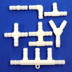 5 pcs 300 pces 8mm farpado conectores de náilon aquário tanques de peixes água mangueira distribuidores cadeira de massagem tpu ar gasbag conector