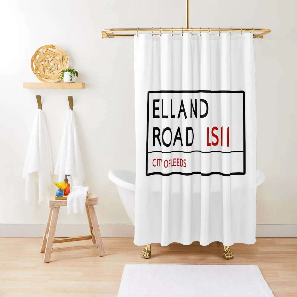 

Elland Road Shower Curtain Waterproof Fabric Shower For Bathrooms Waterproof Shower And Anti-Mold Curtain