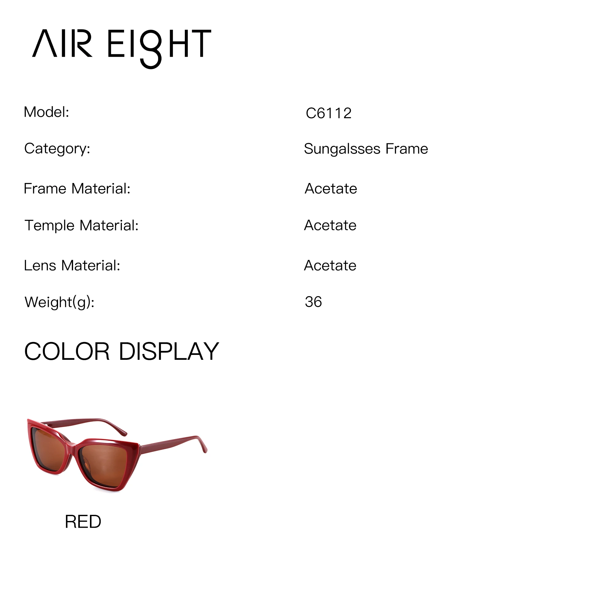 AIREIGHT Women's Acetate Butterfly Magnetic Clip On Prescription Eyeglasses Polarized Progressive Optical Glasses Myopia Eyewear
